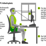 Ergonomischen Arbeitsplatz einrichten